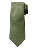 Banana Republic Mens Cotton-silk Solid Nanotex Tie Matcha Green Size One Size