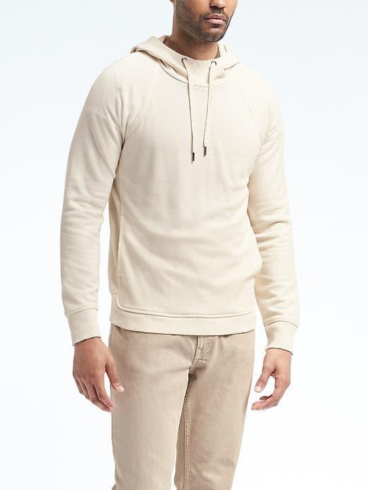 Banana Republic Raglan Pullover Hoodie - Cream