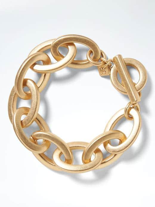 Banana Republic Classic Chain Bracelet - Gold