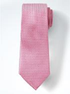 Banana Republic Mens Woven Silk Tie - Dusty Pink