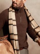 Italian Wool-blend Half-zip Sweater