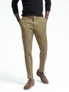 Banana Republic Mens Fulton Skinny Stretch Chino - Acorn