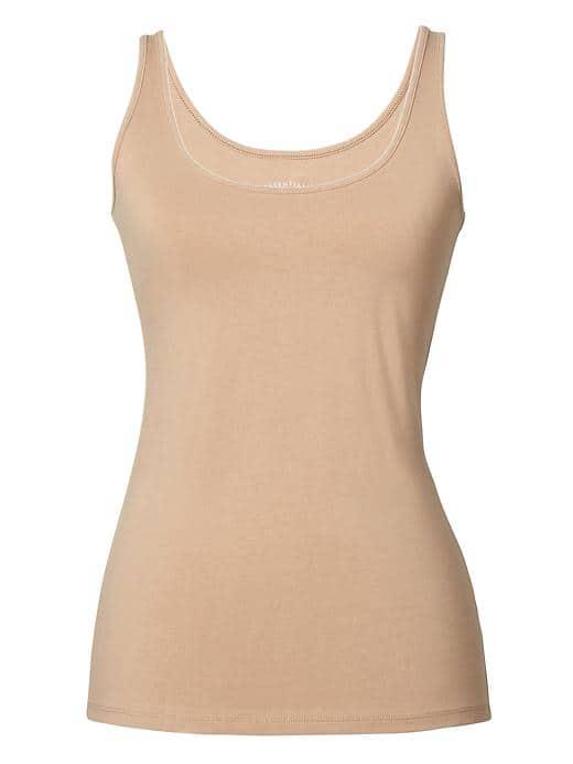 Banana Republic Womens New Essential Tank - Nude