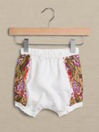 Baby Embroidered Linen Shorts