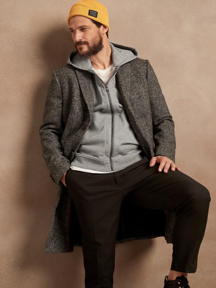 Organic Cotton French Terry Hoodie Sweatshirt