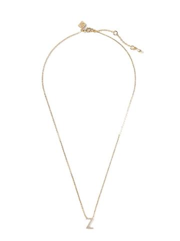 Banana Republic Womens Pav Z Necklace Gold Size One Size