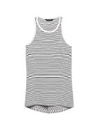 Banana Republic Womens Life In Motion Ultra-soft Modal Twist Back Top Multi Stripe Size S