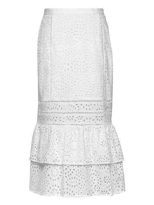 Banana Republic Japan Exclusive Eyelet Midi Skirt