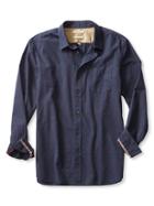 Banana Republic Mens Heritage Crest Shirt Size L Tall - Navy Heather