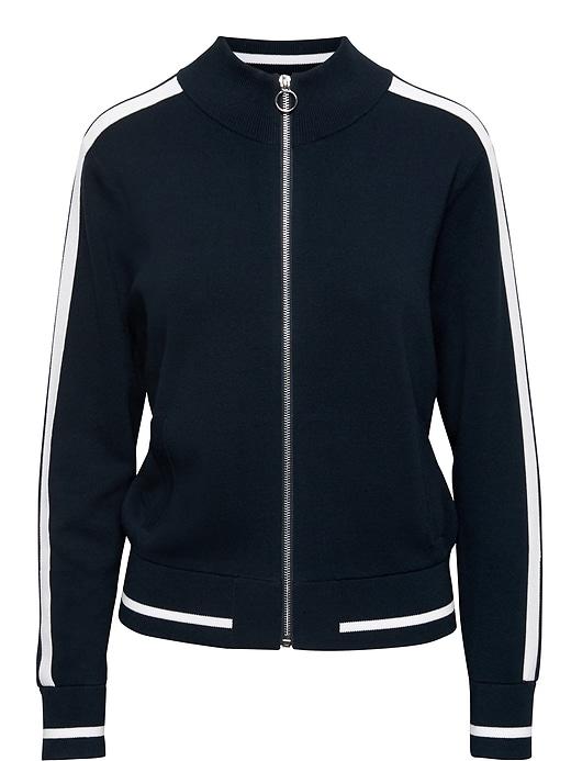 Banana Republic Varsity Track Jacket Sweater