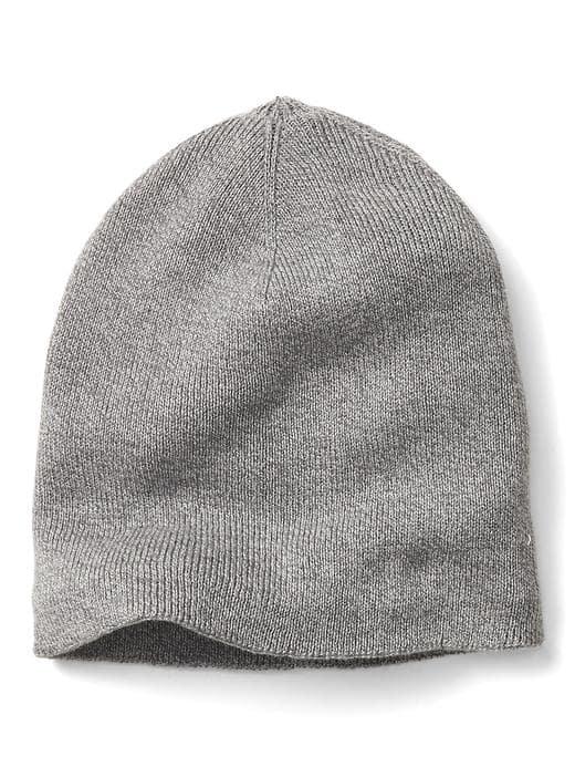 Banana Republic Mens Cotton Cashmere Beanie - Sidewalk Gray