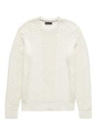 Banana Republic Mens Supima Cotton Cable-knit Crew-neck Sweater Gypsum White Size Xs