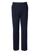 Banana Republic Mens Slim Non Iron Stretch Stripe Pant - Navy