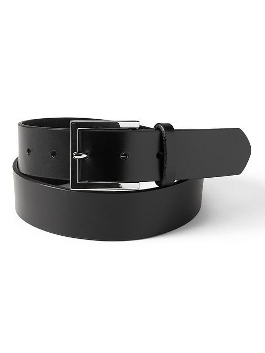 Banana Republic Mens Leather Modern Belt Black Size 40