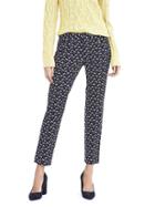 Banana Republic Sloan Fit Skinny Ankle Floral Pant - Br Daisy Flower Cools
