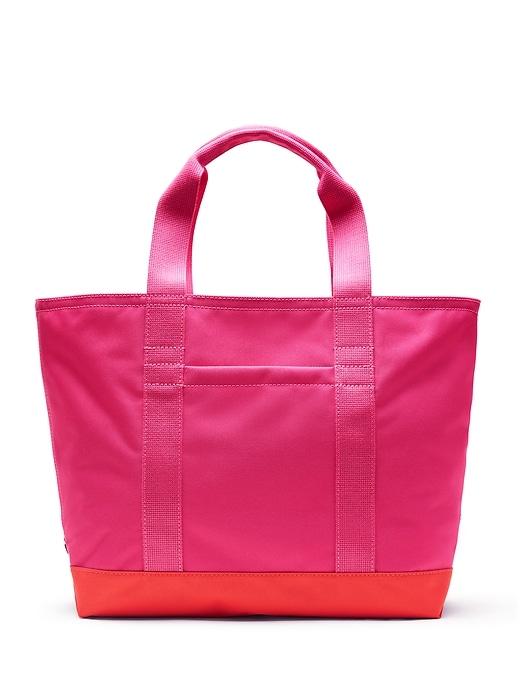 Banana Republic Womens Two-tone Small Tote Bag Hot Pink Size One Size