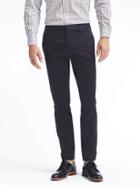 Banana Republic Mens Fulton Skinny Rapid Movement Chino - Navy