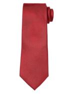 Banana Republic Mens Oxford Silk Nanotex Tie Holly Berry Red Size One Size