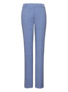 Banana Republic Womens Ryan Slim Straight-fit Lightweight Wool Pant Bright Blue Size 16