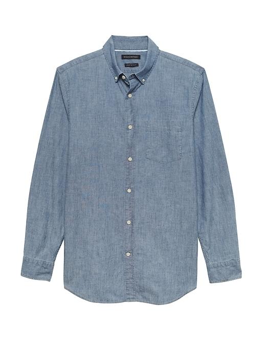 Banana Republic New Slim-fit Chambray Shirt