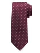 Banana Republic Mens Floral Foulard Silk-wool Nanotex Tie Burgundy Red Size One Size