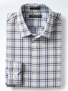 Banana Republic Mens Camden Fit Non Iron Stretch Check Shirt - Blue Multi