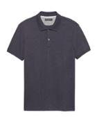 Banana Republic Mens Slim Luxury-touch Polo Shirt Midnight Navy Size Xs