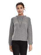 Banana Republic Womens Todd &amp; Duncan Cashmere Boatneck Pullover Size L - Gray