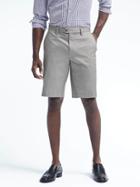 Banana Republic Mens Emerson Luxe Stretch Short - Sidewalk Gray