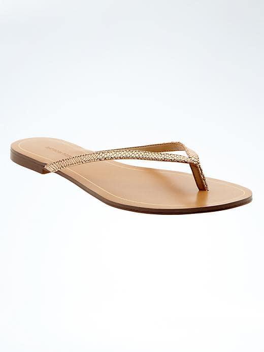 Banana Republic Ryan Sandal - Rose Gold Metallic