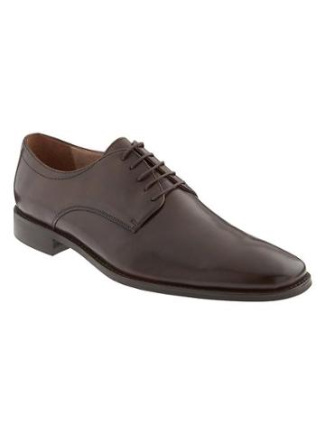 Banana Republic Shaw Italian Leather Oxford Size 10 - Espresso