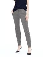 Banana Republic Ryan Fit Slim Mini Dot Jaquard Pant - Gray