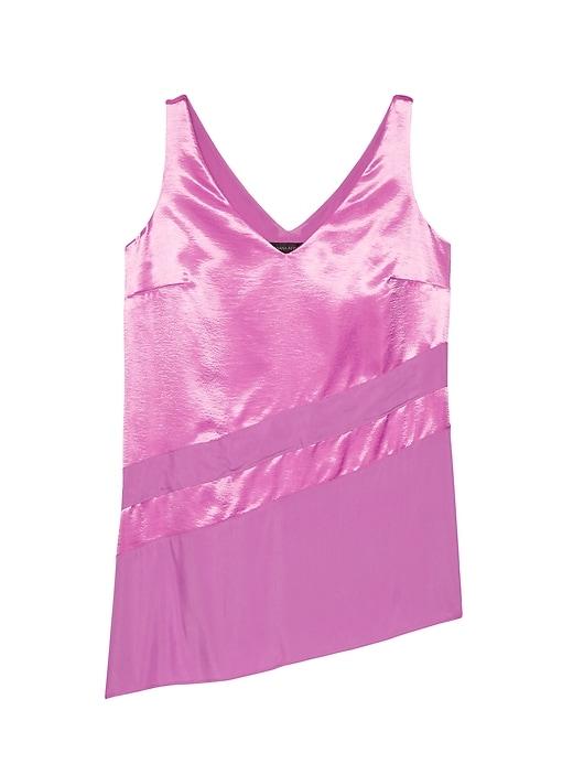 Banana Republic Womens Asymmetrical Hem Top Orchid Size M