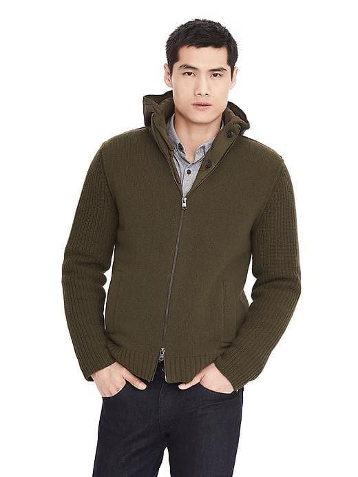 Banana Republic Mens Heritage Two In One Jacket - Brown
