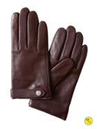 Banana Republic Factory Driving Gloves Size M/l - Burgundy
