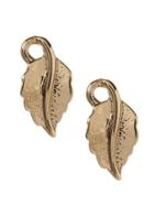 Banana Republic Feather Stud Earring Size One Size - Gold