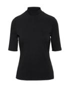 Banana Republic Fitted Mock-neck T-shirt