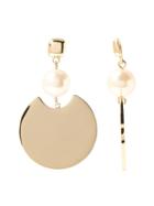 Banana Republic Womens Pearl And Sphere Earring Gold Size One Size