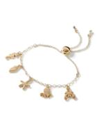 Banana Republic Womens Sea Life Charm Slider Gold Size One Size