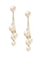 Banana Republic Womens Geo Stone Pearl Cluster Earring Gold Size One Size