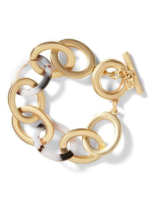 Banana Republic Tokyo Tortoise Bracelet - Gold