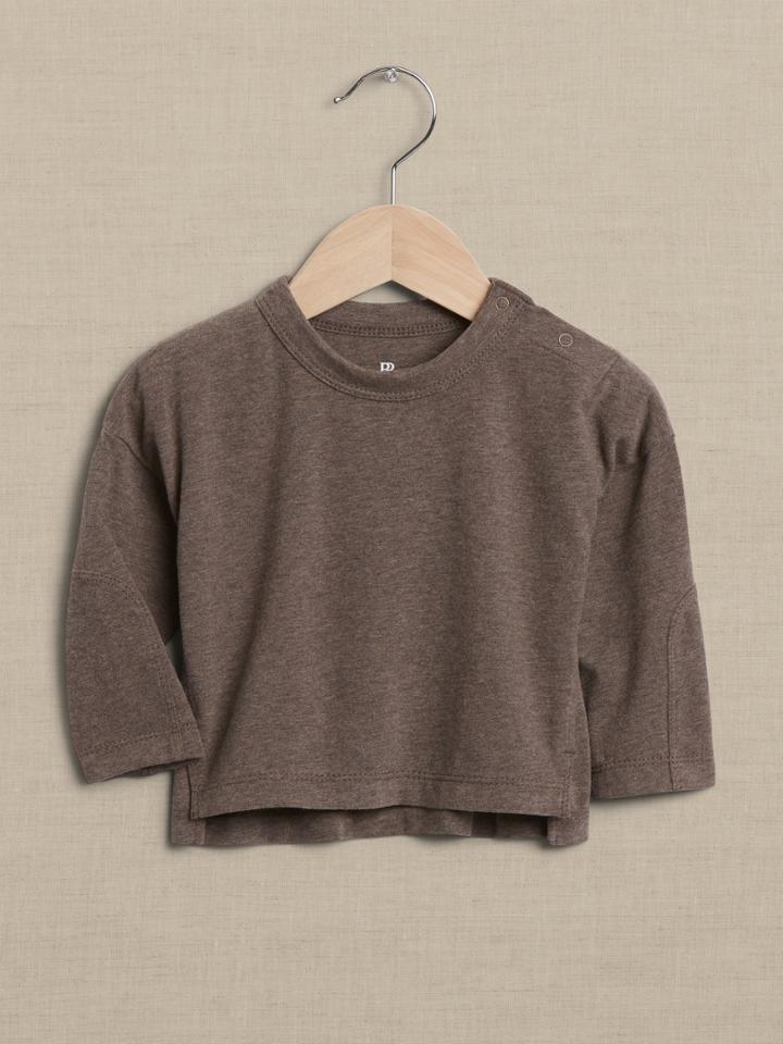Baby Brushed Long-sleeve T-shirt