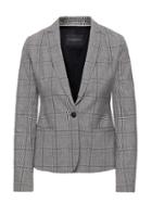 Banana Republic Classic-fit Bi-stretch Plaid Blazer