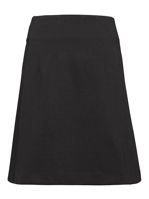 Banana Republic Womens Ponte Mini Skirt Black Size 14