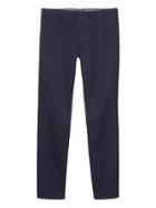 Banana Republic Mens Fulton Skinny Stretch Chino Pant Navy Size 40w