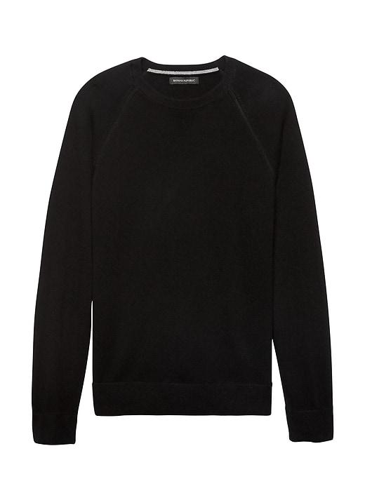 Banana Republic Mens Machine-washable Cashmere Blend Sweater Black Size M