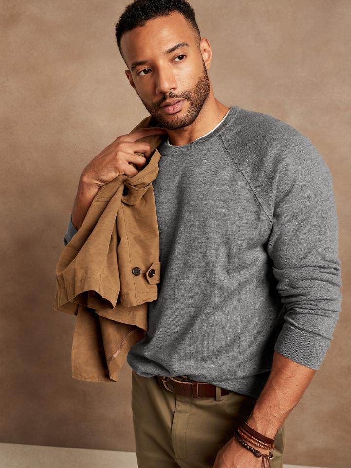 Cento Merino Crew Sweater-neck Sweater