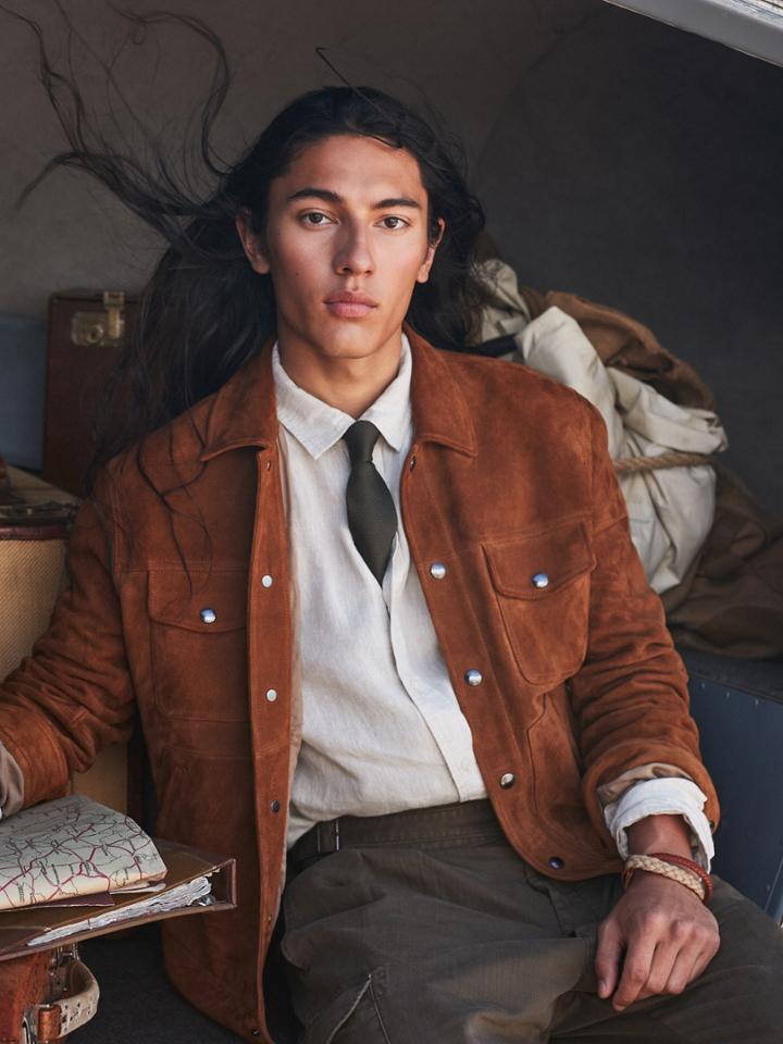 Heritage Suede Trucker Jacket