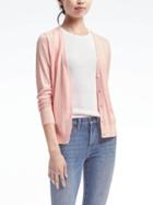 Banana Republic Womens Silk Cashmere Cardigan - Ice Pink