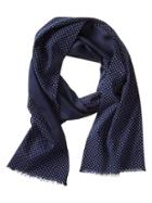 Banana Republic Mens Double Face Scarf Size One Size - Preppy Navy